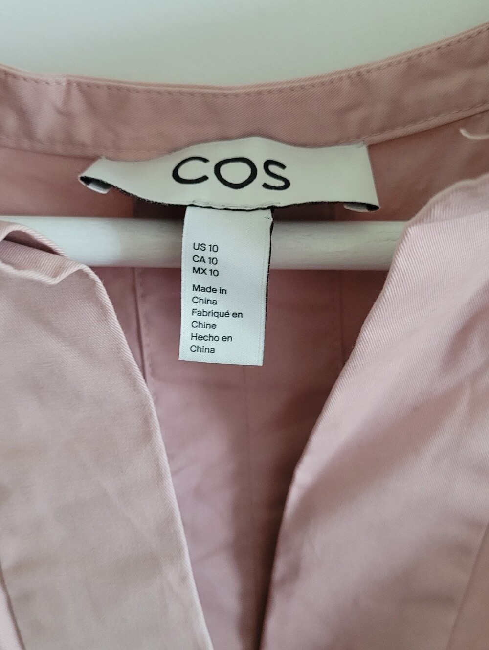 COS PLEATED SHIRT DRESS - Picture 6 of 10